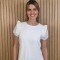 Remera Gales Combinado Blanco con broderie