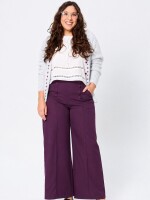 Pantalón Botones Bordo