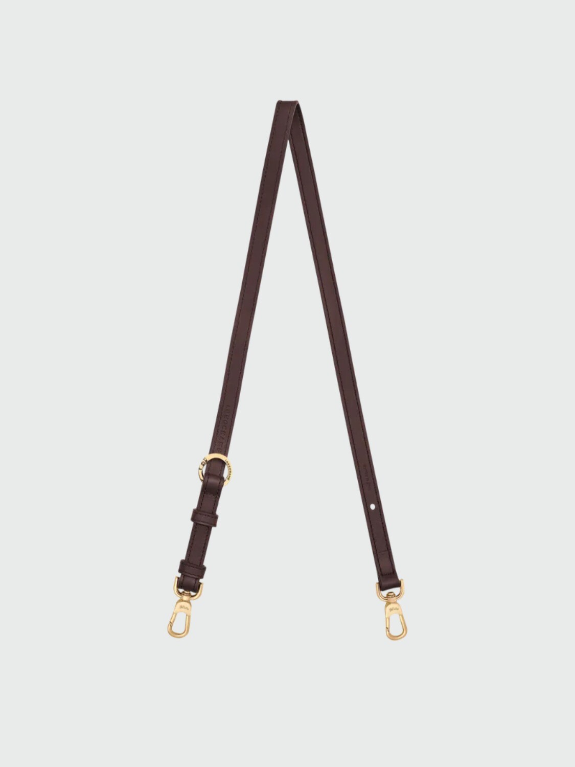 LONGCHAMP - LONGSTRAP, CORREA DE HOMBRO AJUSTABLE DE CUERO - 3.5 X 51CM Natural
