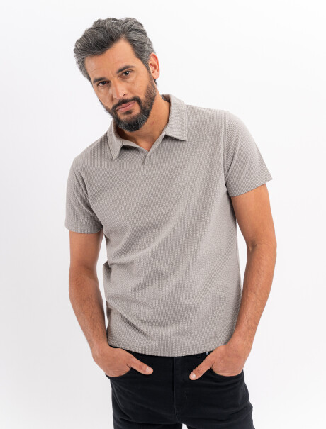 Remera cloque gris