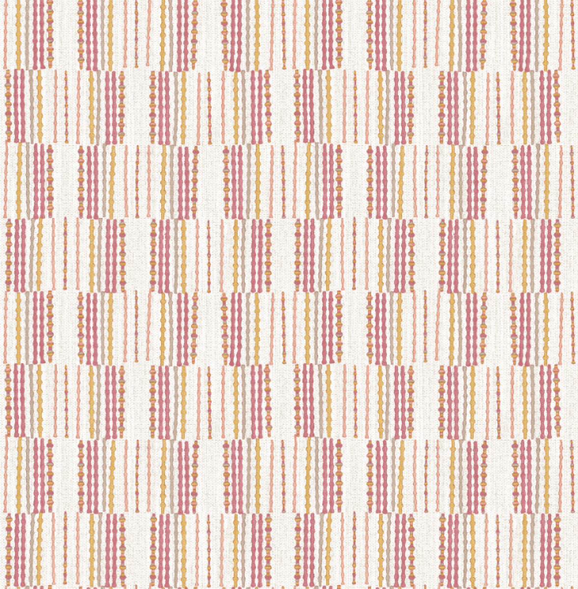 COLECCIÓN BLUEBELL - BURGEN ORANGE GEOMETRIC LINEN - 