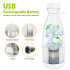 Licuadora Portátil Recargable Botella Con Agarre Usb Jugo Variante Color Rosa