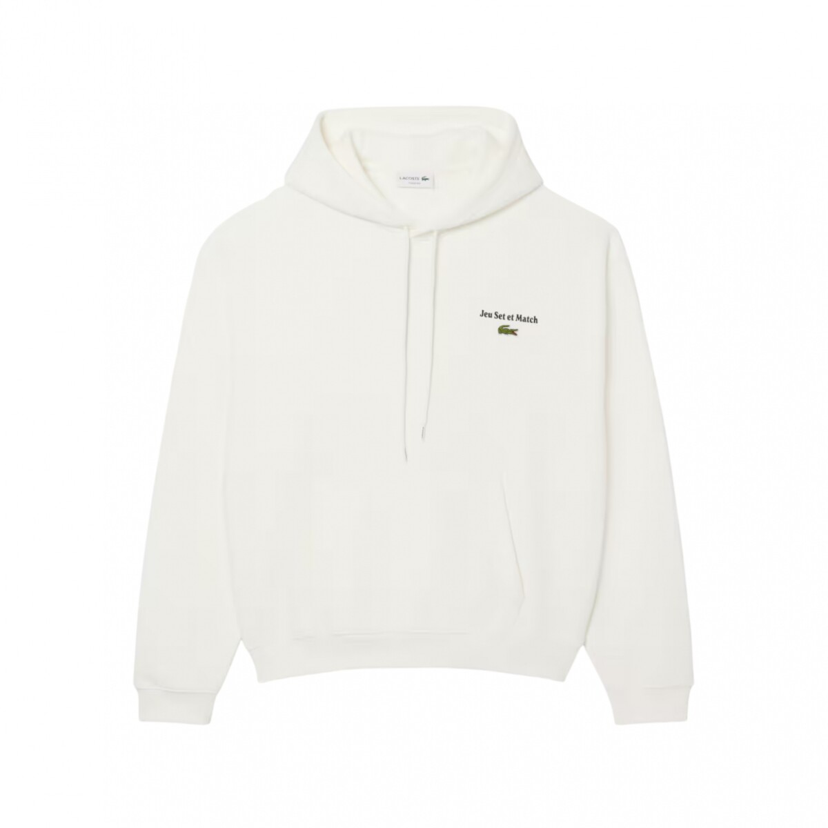 CANGURO LACOSTE SWEATSHIRT - White 