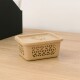 Caja organizadora P con tapa CAPPUCCINO