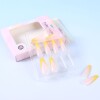 Uñas Postizas - 12 Piezas - Bicolor Amarillo Uñas Postizas - 12 Piezas - Bicolor Amarillo