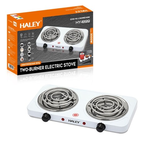 ANAFE ELÉCTRICO 2000W Anafe Electrico Doble 1000W x 2 Blanco