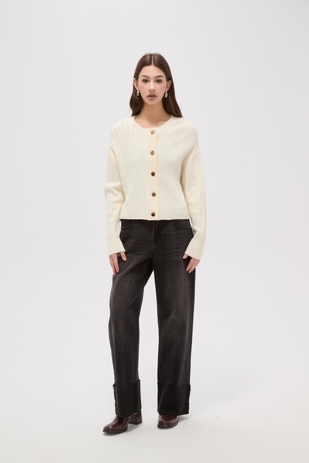 Cardigan Eloalia Marfil / Off White