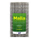 Tejido Malla Electrosoldada Galvanizada 1.66mm 2.0 X 25 Mts Gris