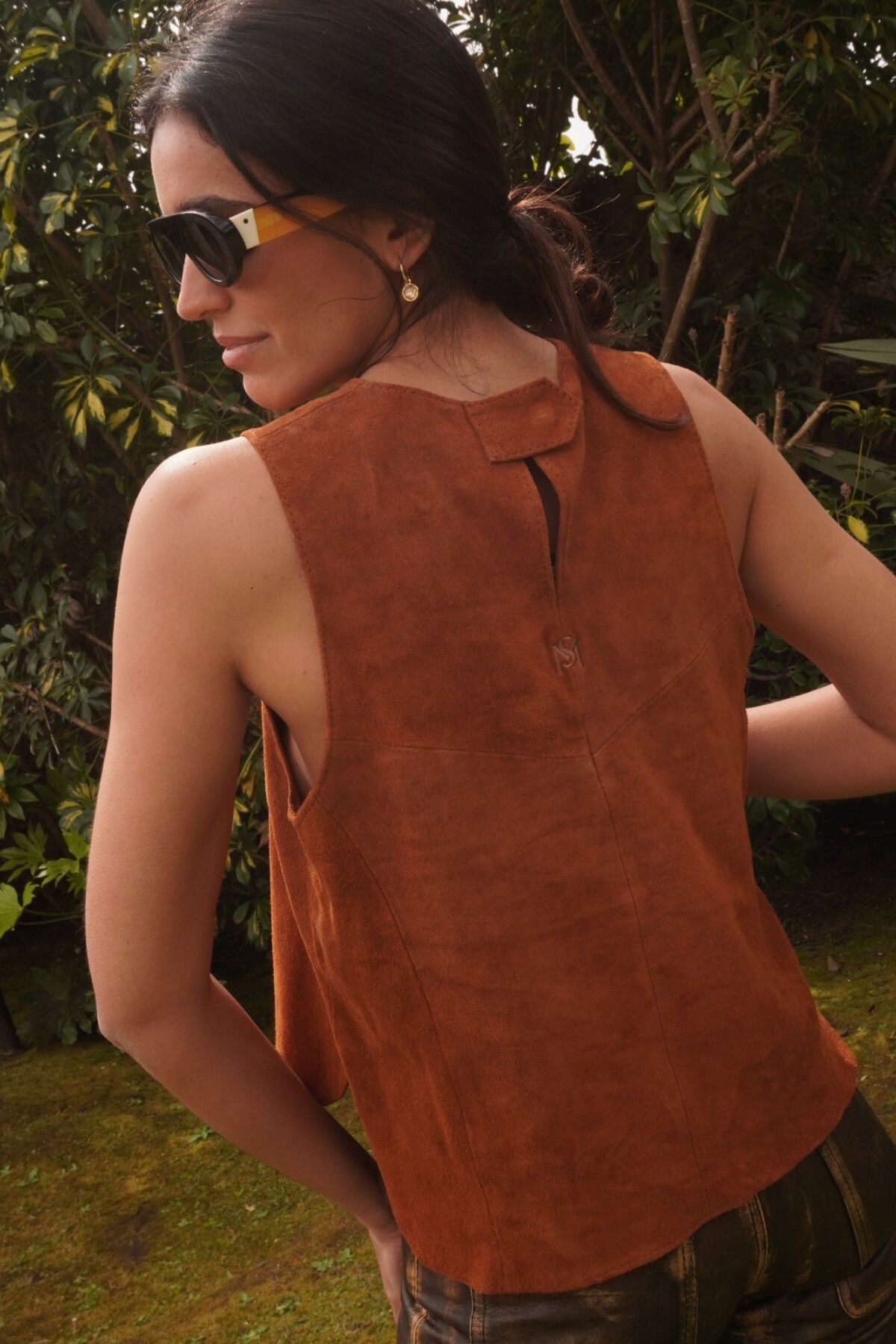 Sun Suede Vest Gamuza Habano