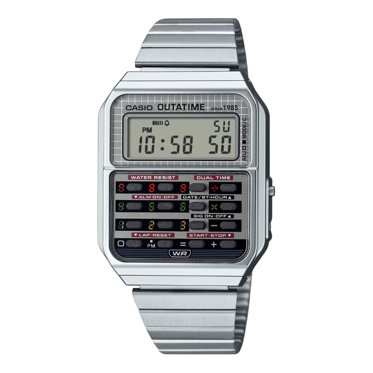 Reloj Casio Retro Edición Limitada Back To The Future Ca500webf-1adr 