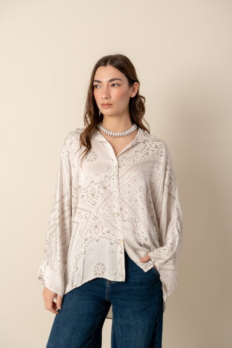 Camisa Bandana Natural