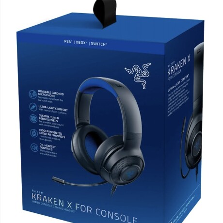 Razer kraken x for console 3.5mm wired gaming headset Negro