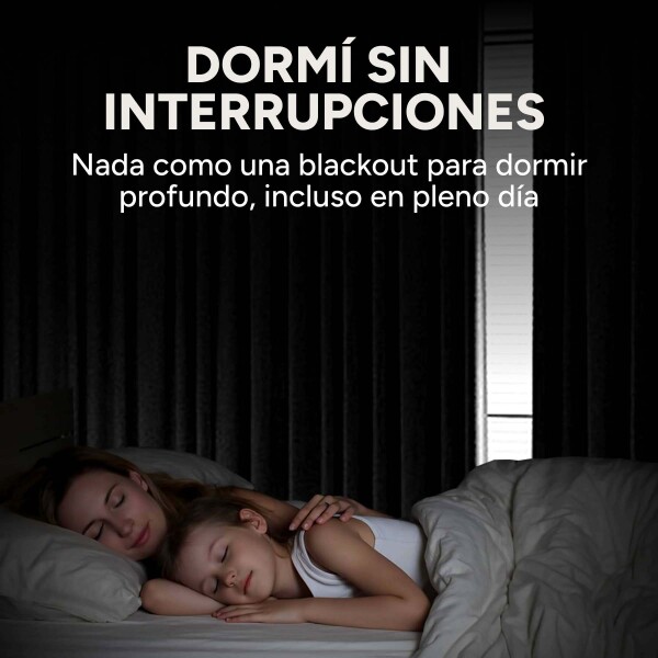 Cortina Blackout 100% Engomada Termica Set 2 Paños Tipo Lino Color Variante Blanco