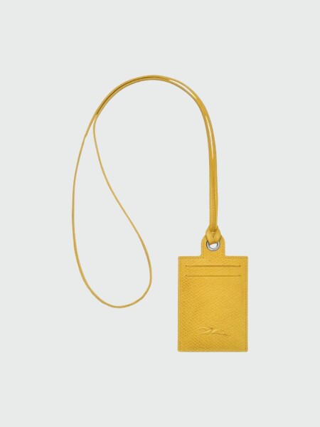 Longchamp -Tarjetero de cuero para colgar, Le pliage 0