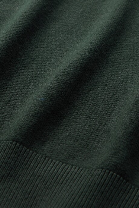 Buzo Algodòn Escote V Hombre Essex Green 702