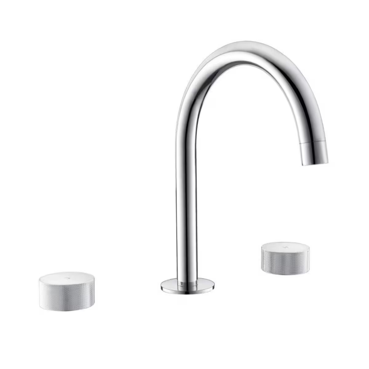 Grifería De Lavatorio Bimando De Mesada Nuoro Cromo 