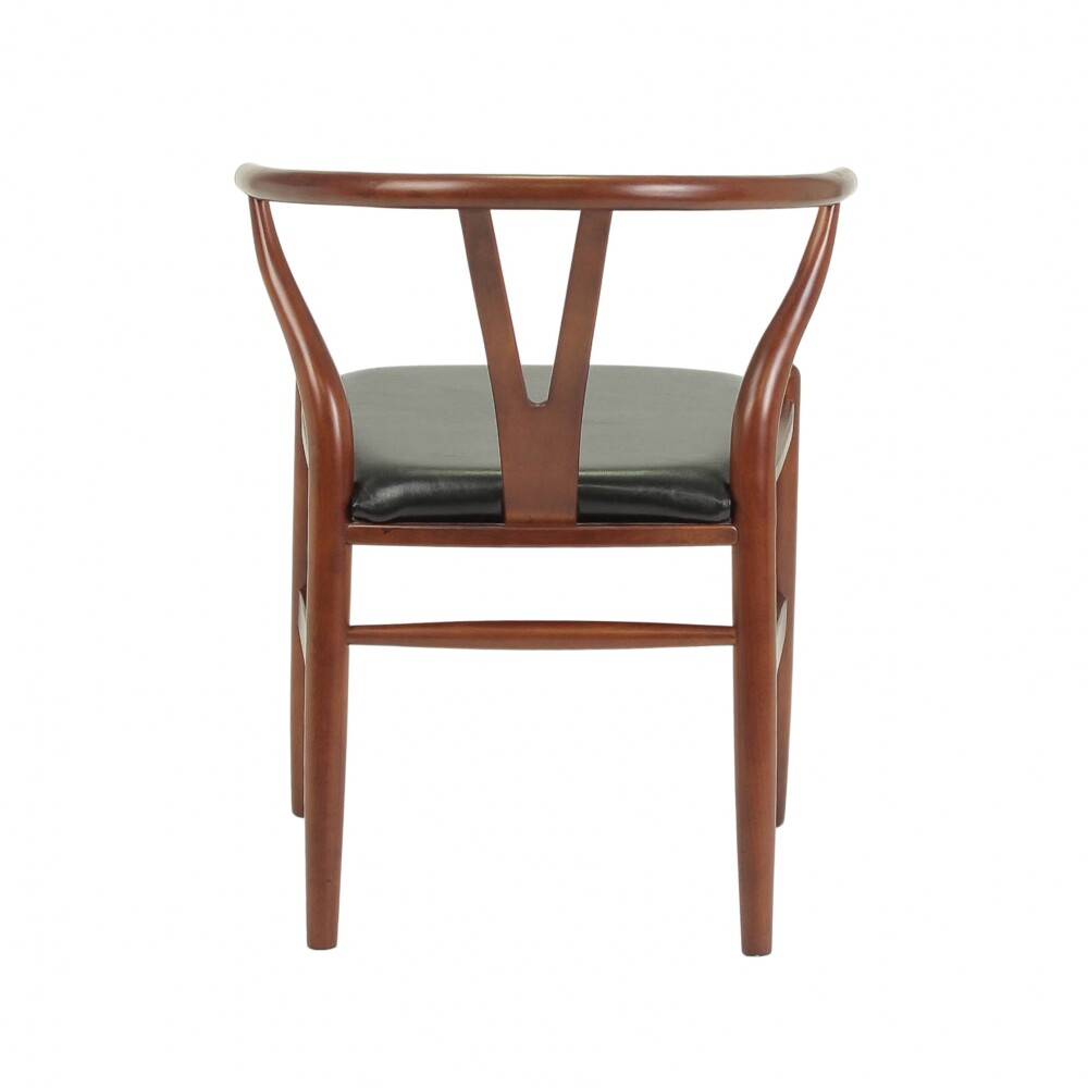 Silla Wishbone - Madera de Roble tapizada Silla Wishbone - Madera de Roble tapizada