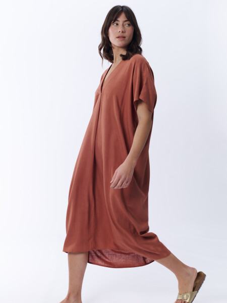 Vestido oversize Canela