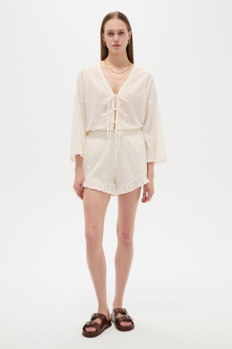 Short Anaisa Marfil / Off White