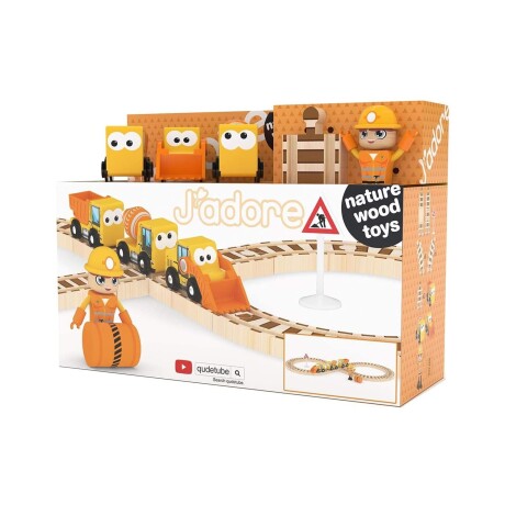 Pista De Construcción de Juguete En Madera J'adore Super Oferta Pista De Construcción de Juguete En Madera J'adore Super Oferta