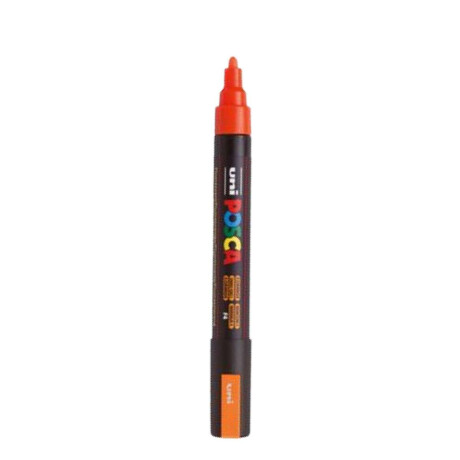 Marcadores Uni Posca 2.5 mm Naranja Fluo