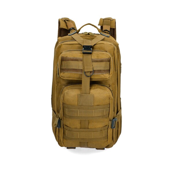 Mochila Táctica Militar Molle 30 Litros Caza Camping Viaje Color Beige Diseño De La Tela Lisa Mochila Táctica Militar Molle 30 Litros Caza Camping Viaje Color Beige Diseño De La Tela Lisa