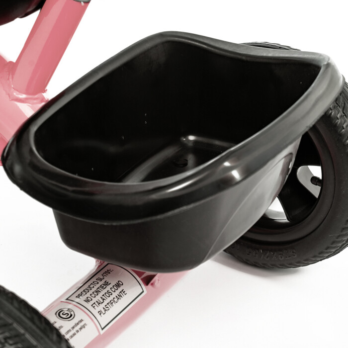 Triciclo con Manija Rosa