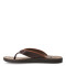 Sandalias de Hombre Freeway Ojota Casual Marrón Chocolate (Cuero Graso)