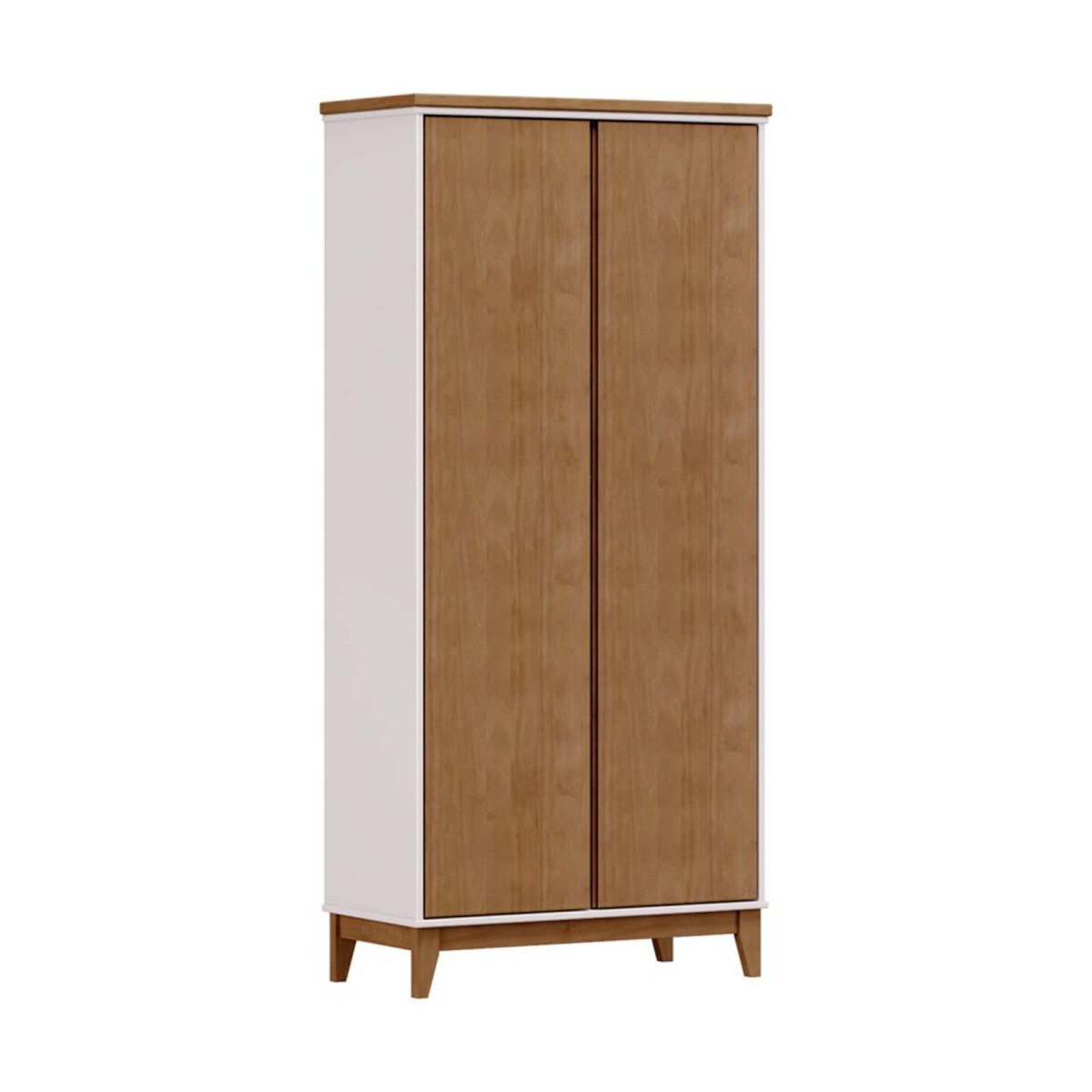 PLACARD - 2 PUERTAS MDF-Y-MADERA MARRON ADAKU 2.0 