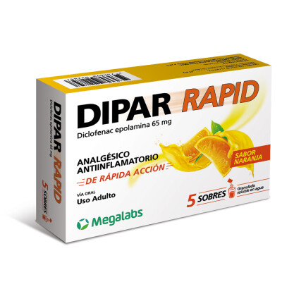 Dipar Rapid 65 Mg. 5 Sobres Dipar Rapid 65 Mg. 5 Sobres