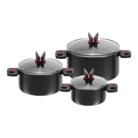BALLARINI MURANO SET BATERIA 3 PZAS BALLARINI MURANO SET BATERIA 3 PZAS