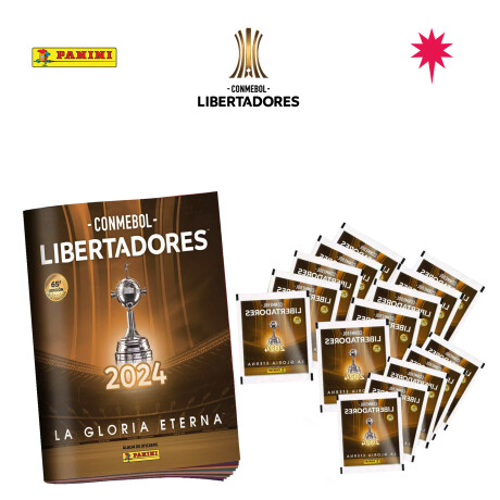 PANINI CONMEBOL LIBERTADOR 2024 ALBUM + 20 SOBRES PANINI CONMEBOL LIBERTADOR 2024 ALBUM + 20 SOBRES
