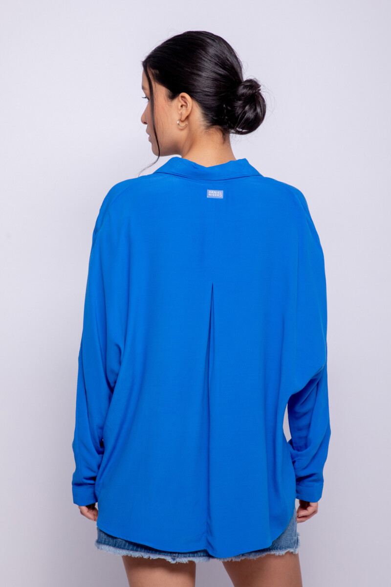 CAMISA PIENZA Azul Francia