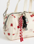 Bowling Cartera Bowling Con Charm - Estampado Flores