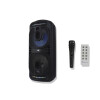 Parlante torre portátil bluetooth KTS1819 2 x 8" con micrófono y luces Parlante torre portátil bluetooth KTS1819 2 x 8" con micrófono y luces