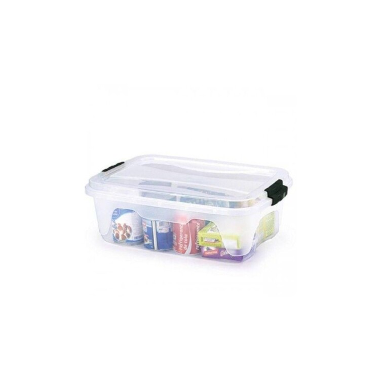 CAJA ORGANIZADORA 6 LITROS RISCHIOTO TRANSPARENTE CAJA ORGANIZADORA 6 LITROS RISCHIOTO TRANSPARENTE