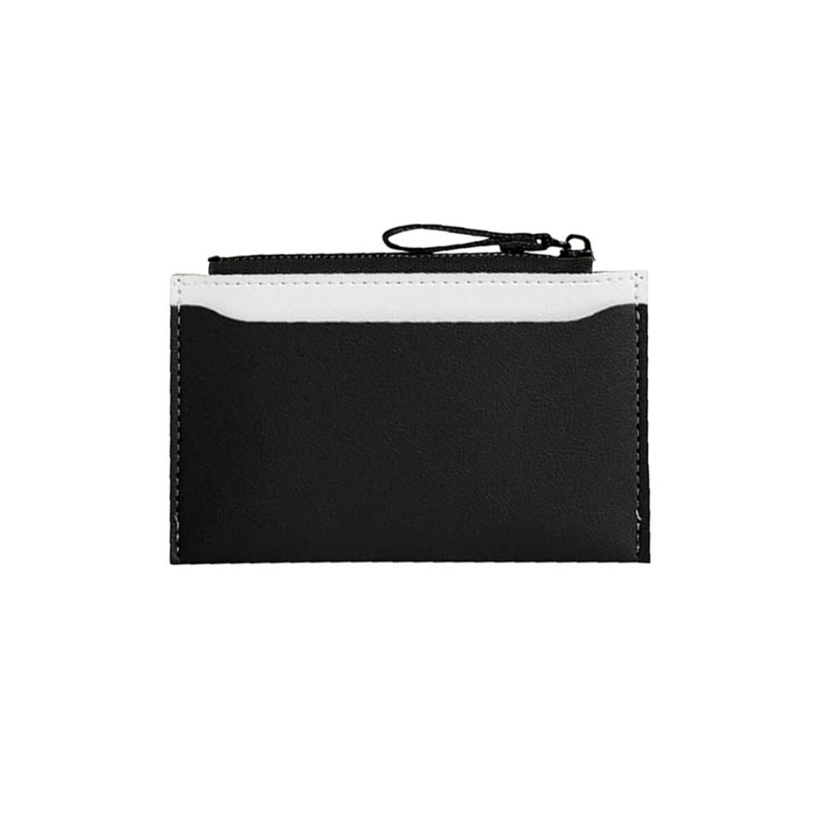 Monedero Tarjetero Bicolor - Negro 