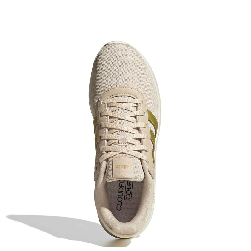 Championes de Mujer Adidas Lite Racer 4.0 Beige - Dorado