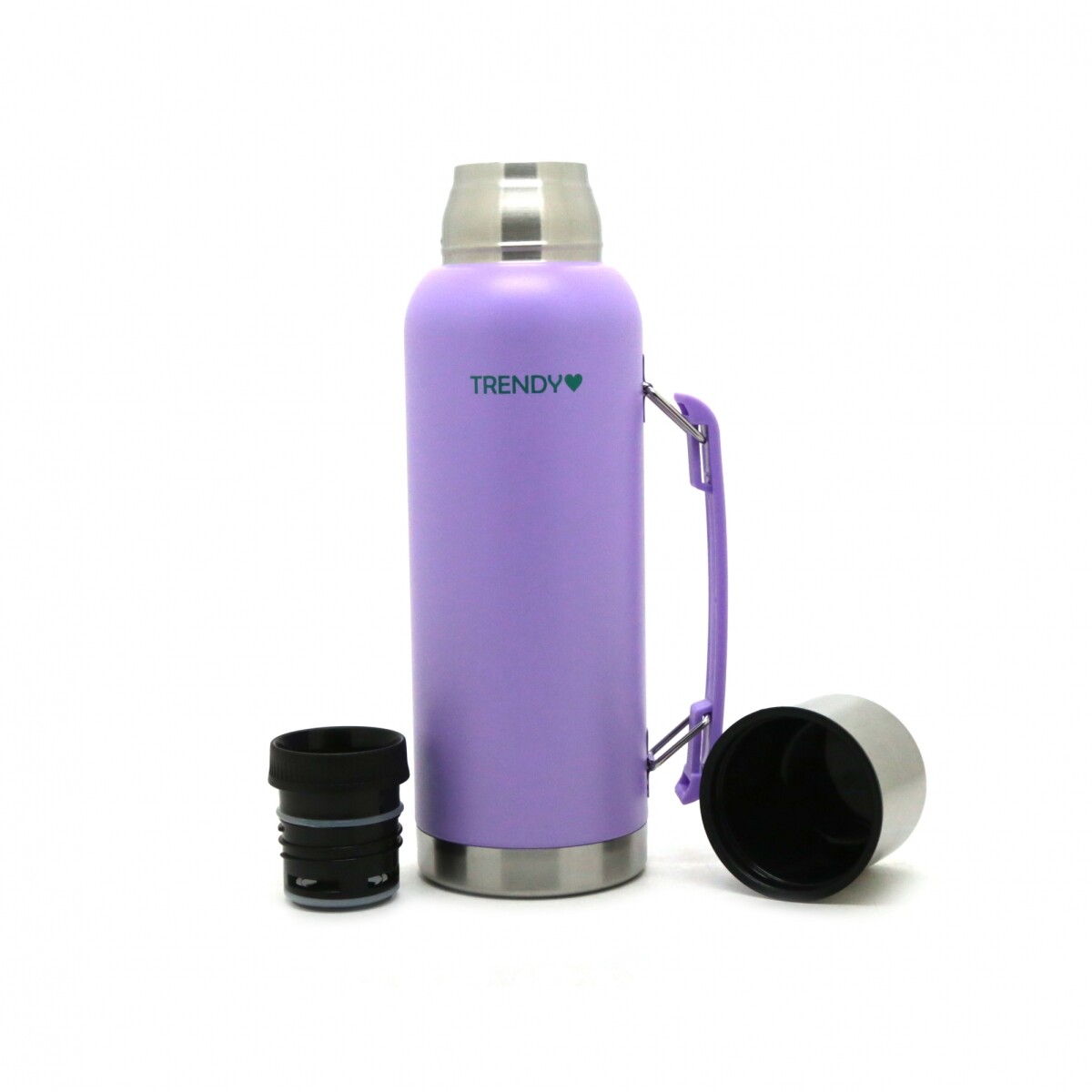 Termo 1000 ML con vaso incluido - Violeta 