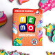 Juego de Memoria Me Mo Unicornios Juego de Memoria Me Mo Unicornios
