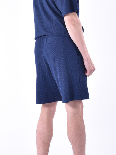 BERMUDA FAVO AZUL OSCURO