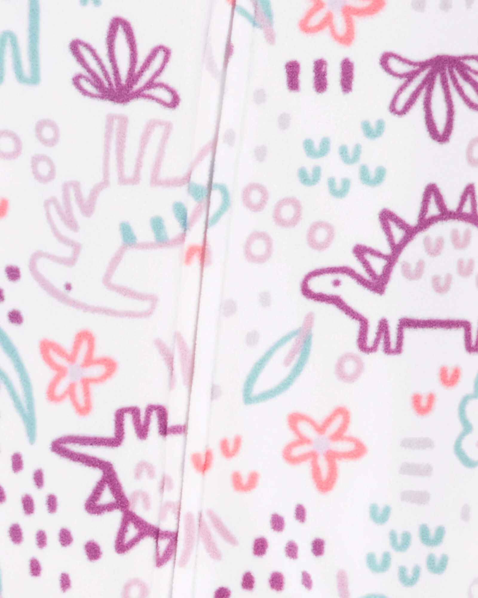 Pijama una pieza de micropolar, con pie, diseño dinosaurios. Talles 12-24M Pijama una pieza de micropolar, con pie, diseño dinosaurios. Talles 12-24M