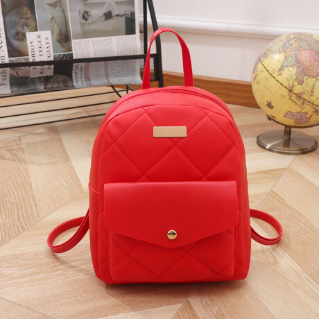 Mochila Chica Femenina Rojo
