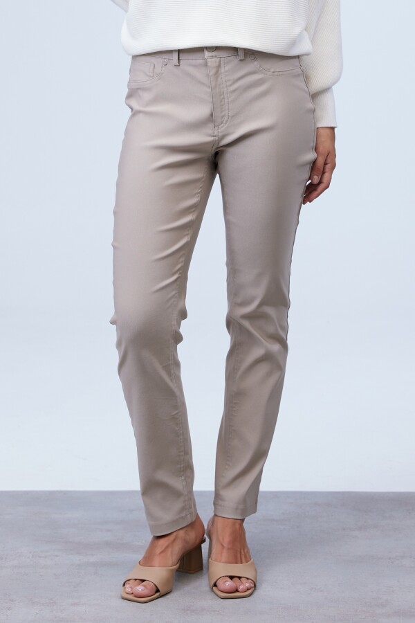 Pantalon Corte Jean TOSTADO