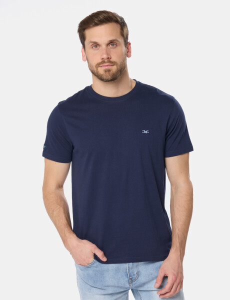 REMERA LISA Azul