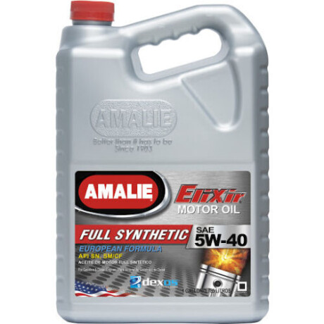 LUBRICANTE ACEITES - 5W40 SINTETICO ELIXIR FULL SYNTHETIC GALON 3.78LTS AMALIE MOTOR OIL LUBRICANTE ACEITES - 5W40 SINTETICO ELIXIR FULL SYNTHETIC GALON 3.78LTS AMALIE MOTOR OIL