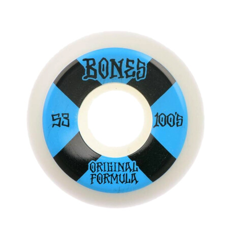 Ruedas Bones 100's 53mm White - V5 Sidecut Ruedas Bones 100's 53mm White - V5 Sidecut
