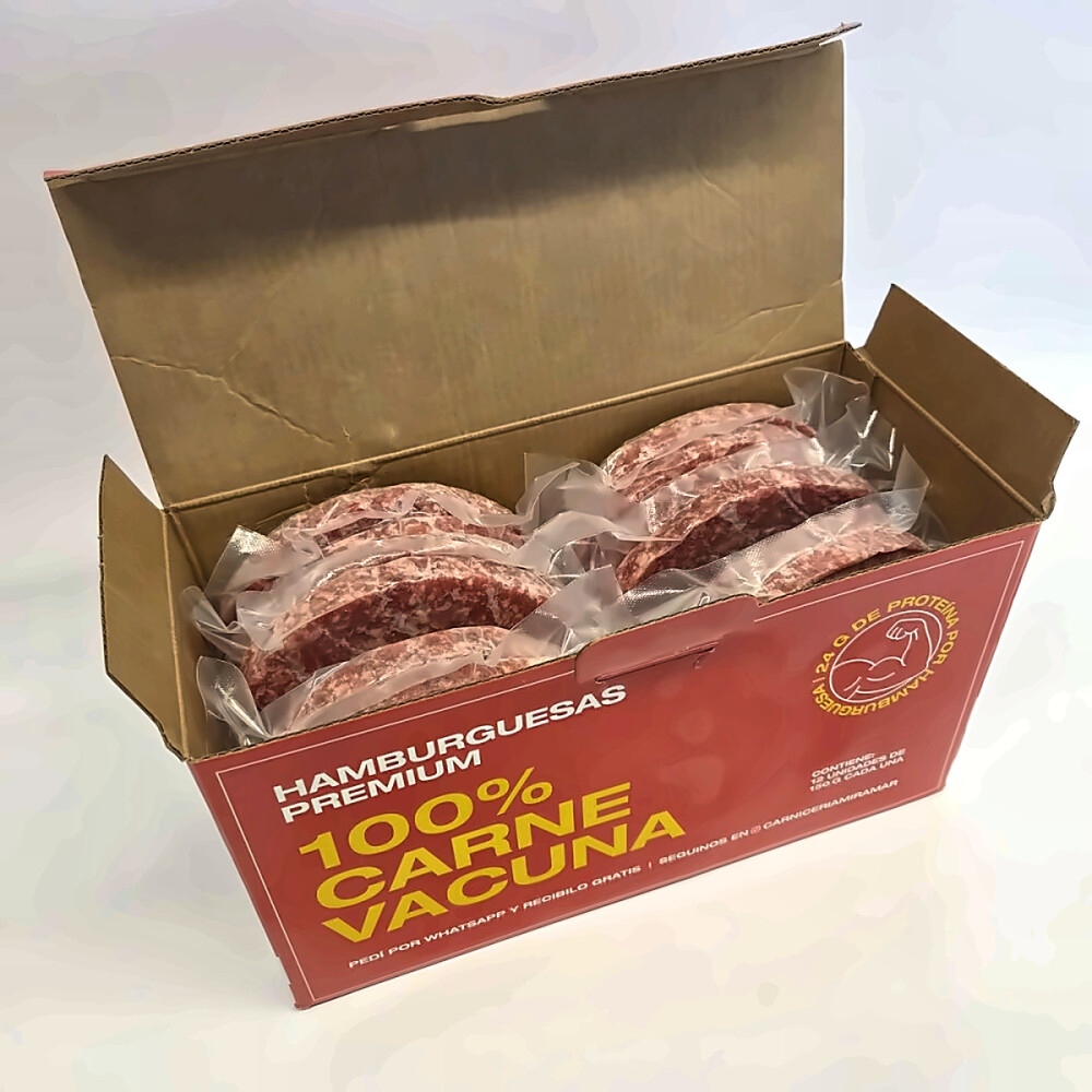 Hamburguesa Premium Miramar 150g x 12 Hamburguesa Premium Miramar 150g x 12