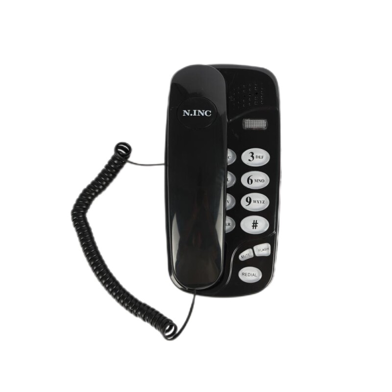 Teléfono fijo con cable rulo números grandes Teléfono fijo con cable rulo números grandes