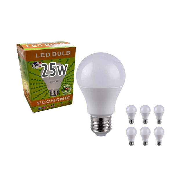 Bombita De Luz Led 25w Pack De 6 Bombita De Luz Led 25w Pack De 6